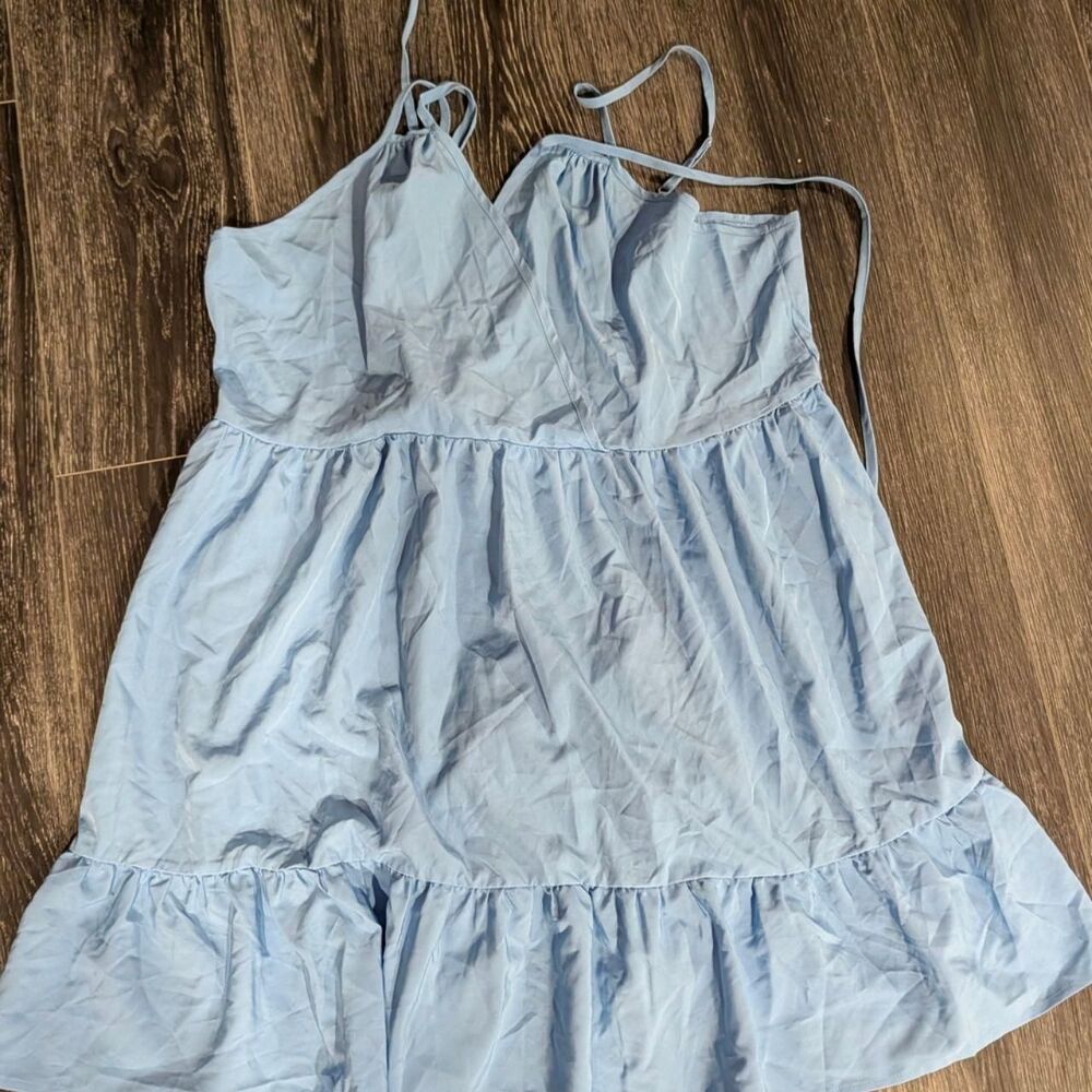 No-brand Women's Blue Dress